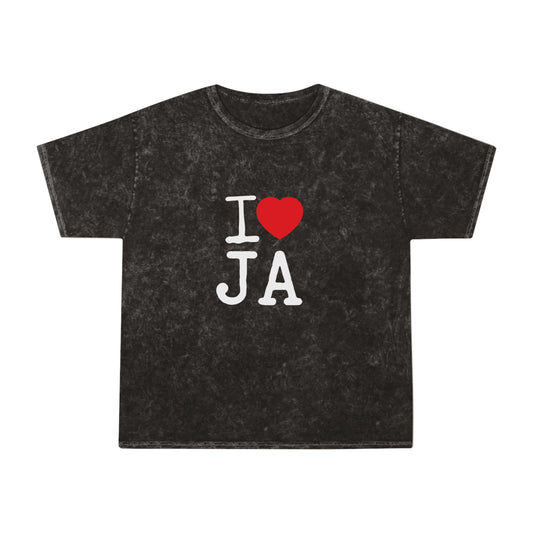 Mineral Wash T-Shirt – I ❤️ JA Edition