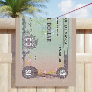 One Dollar Bill Beach Towels - JAHMAYCA