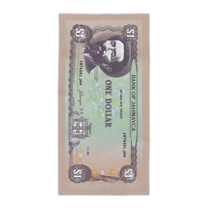 One Dollar Bill Beach Towels - JAHMAYCA