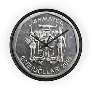 Coin Wall Clock - JAHMAYCA