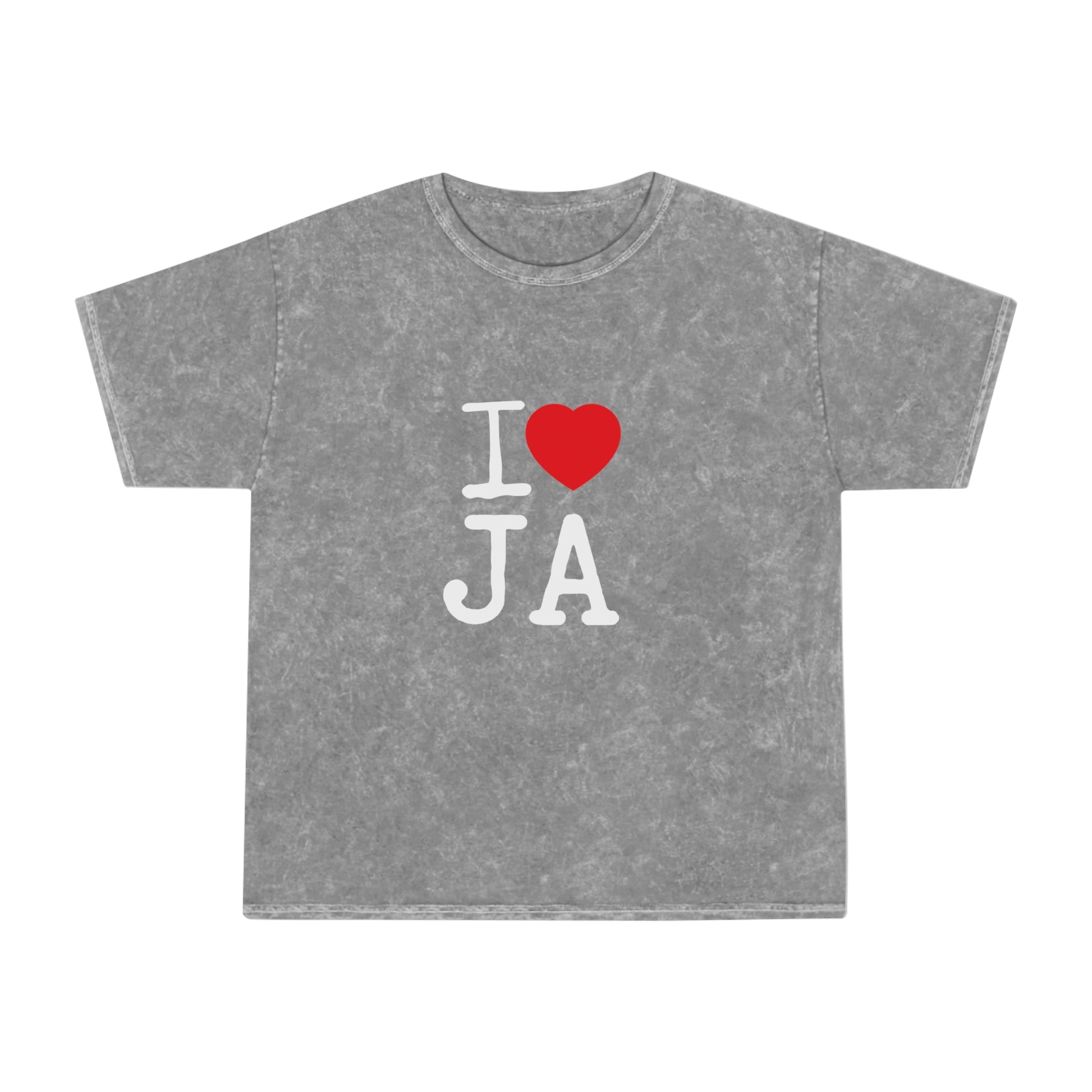 Mineral Wash T-Shirt – I ❤️ JA Edition