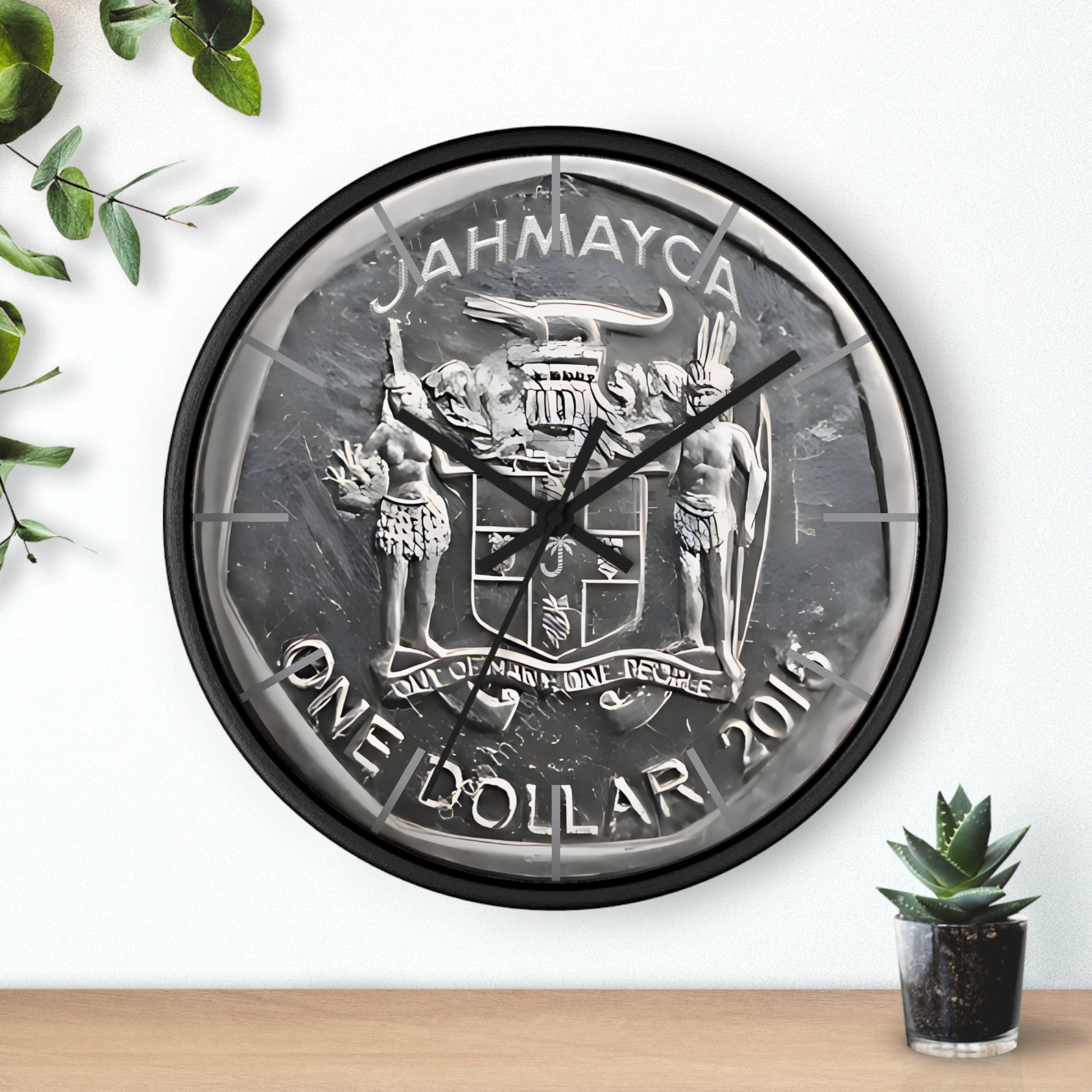 Coin Wall Clock - JAHMAYCA