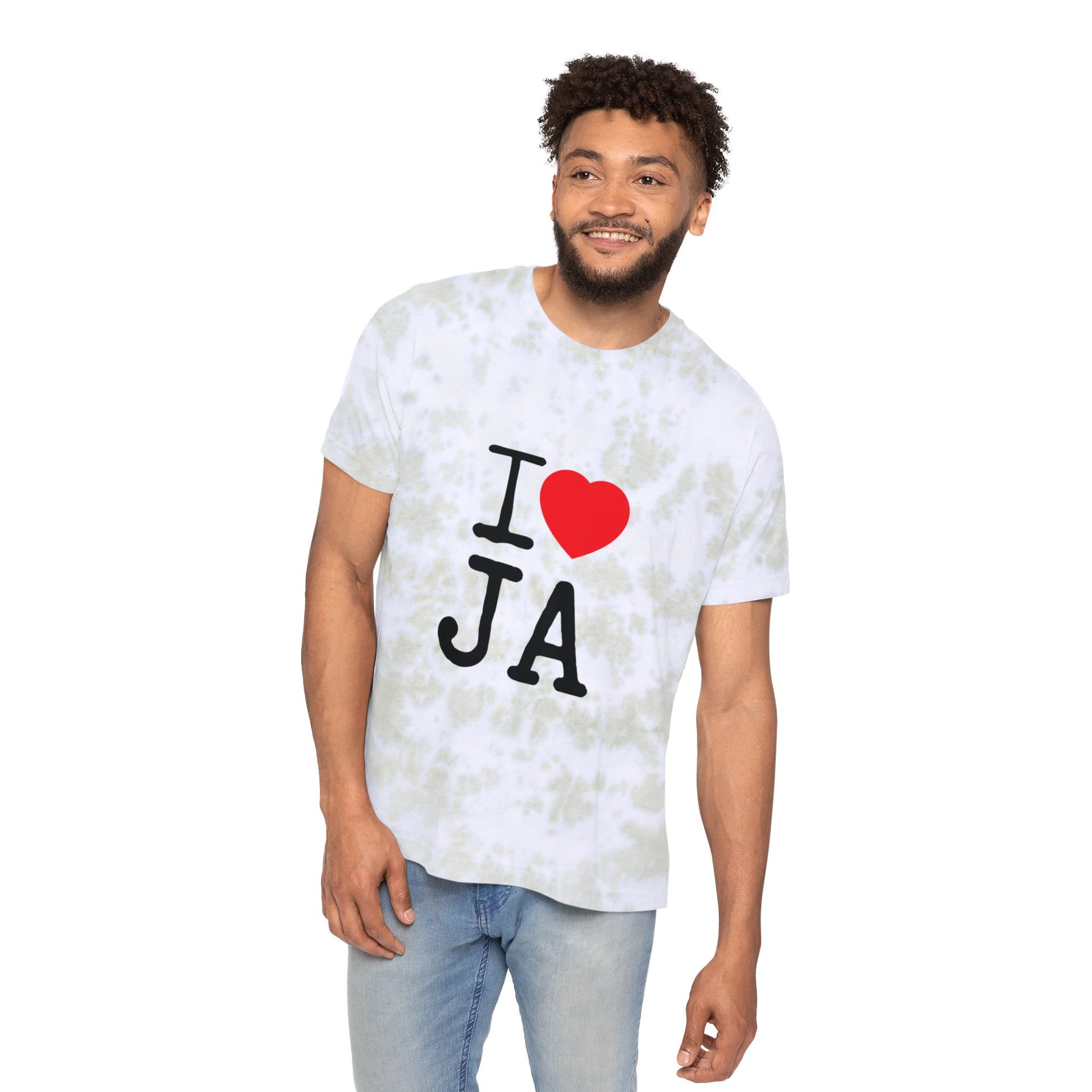 I ❤️ JA Tie-Dyed T-Shirt - JAHMAYCA