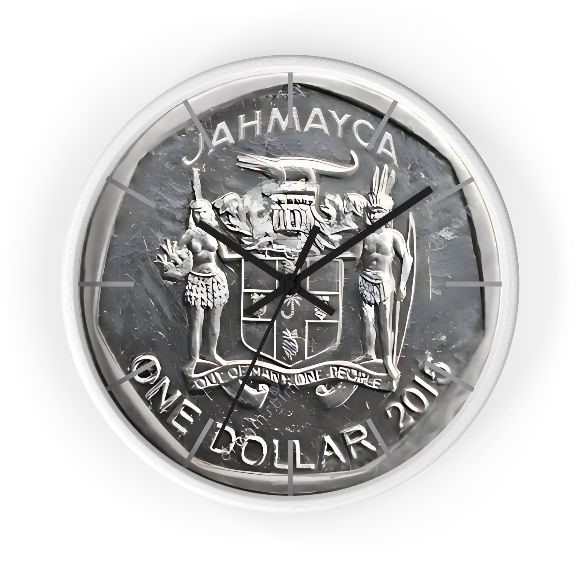 Coin Wall Clock - JAHMAYCA