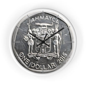 Coin Wall Clock - JAHMAYCA