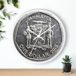 Coin Wall Clock - JAHMAYCA