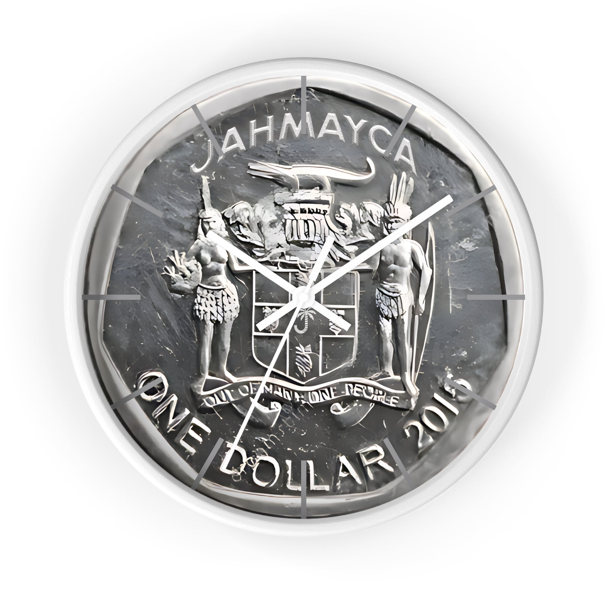 Coin Wall Clock - JAHMAYCA