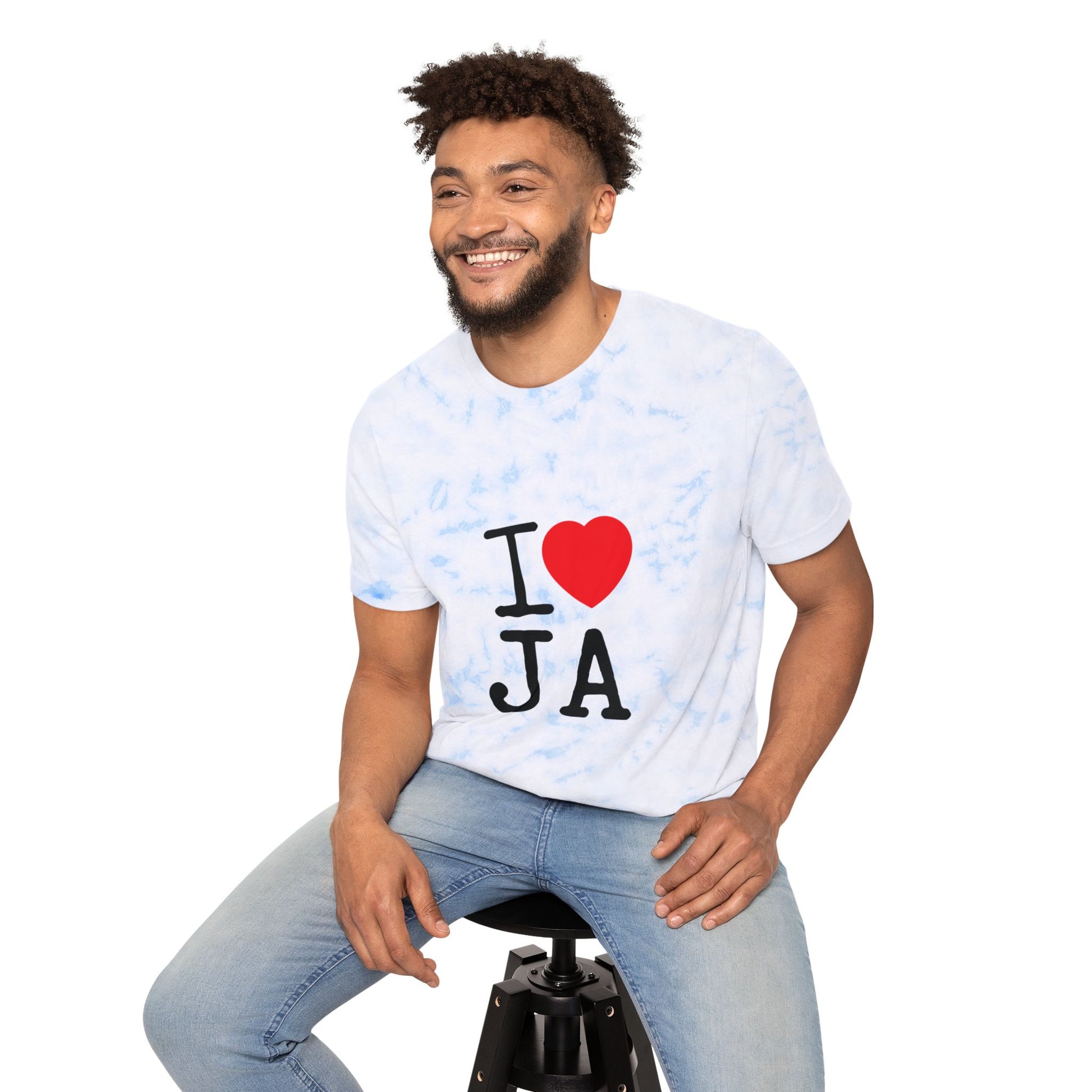 I ❤️ JA Tie-Dyed T-Shirt - JAHMAYCA