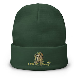 Cool n' Deadly Embroidered Beanie