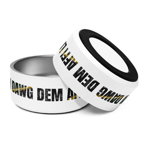 'DAWG DEM AFFI LIVE' Premium Pet Bowl